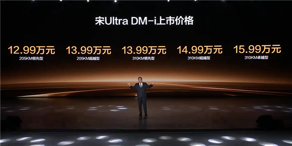年度最值得买的B级SUV！比亚迪宋Ultra DM-i上市：12.99万起