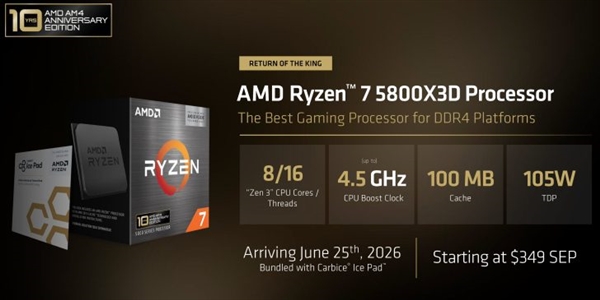 AMD正式官宣!AM5插槽寿命延长至2029年:Zen 7也不用换主板了