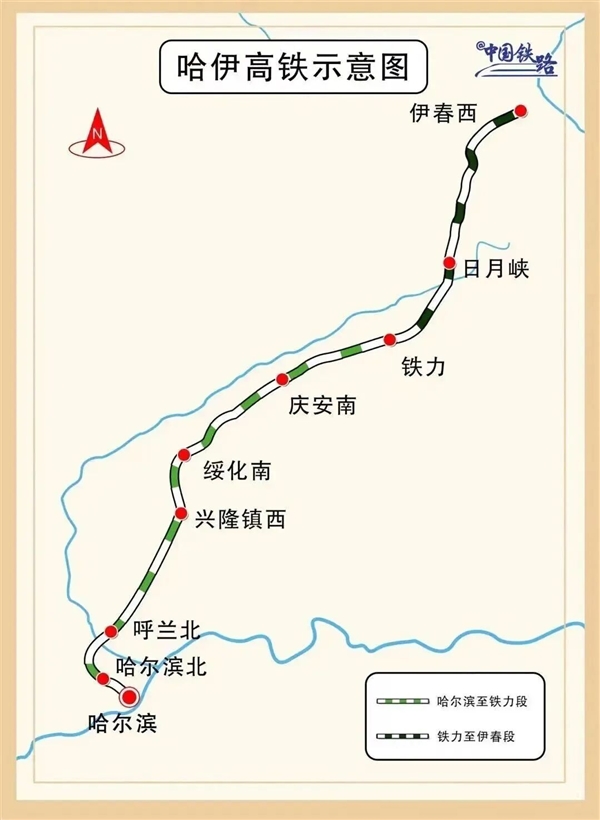 我国最北高铁来了!哈伊高铁开行首趟动车组测试列车