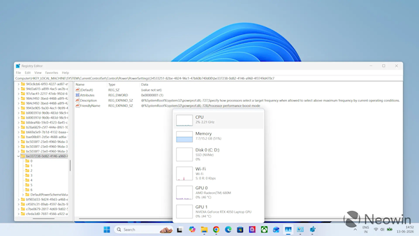 Windows 11竟然隐藏了7种CPU性能模式!只需修改注册表一个数 一键解锁电脑潜力