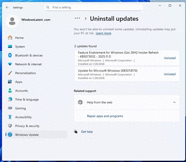 今秋发布!微软正式官宣Windows 11 26H2:2分钟完成更新、硬件要求没变化