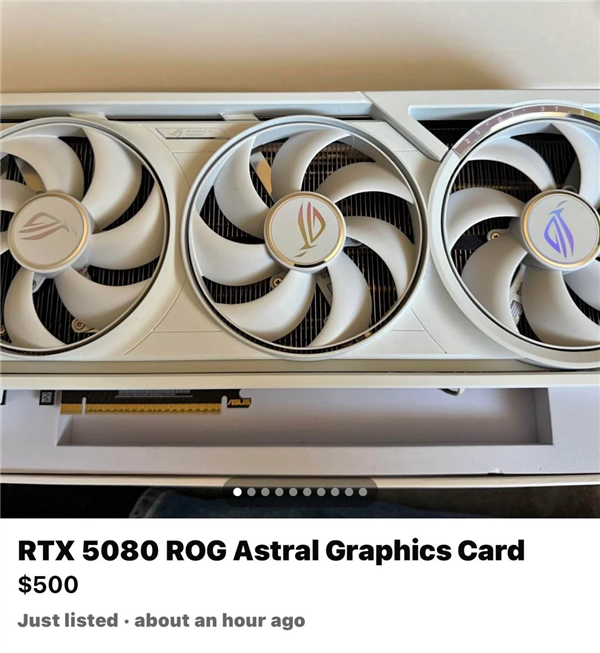 二手市场捡漏:1.3万的RTX 5080花三千多拿下!差一点被截胡