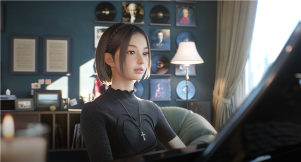 美女虚拟钢琴师上线!米哈游《BSide:Olivia Lin》开启Steam抢先体验