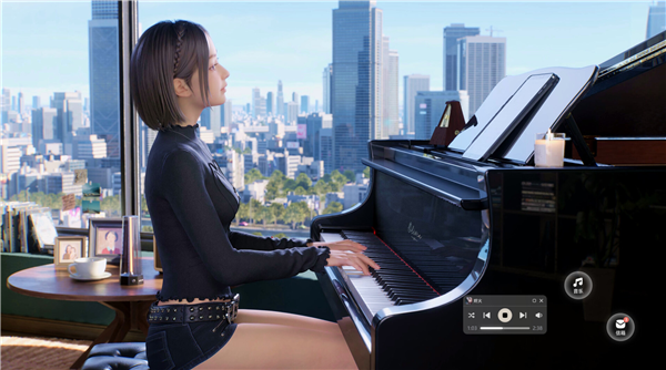 美女虚拟钢琴师上线!米哈游《BSide:Olivia Lin》开启Steam抢先体验