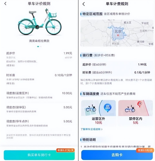起步价从1.5元涨到1.99元!美团、青桔、哈啰集体上调计费规则