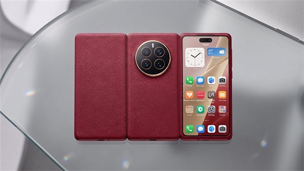 华为Mate XT2外观渲染图提前剧透:首创U型三折叠 内屏双屏加持