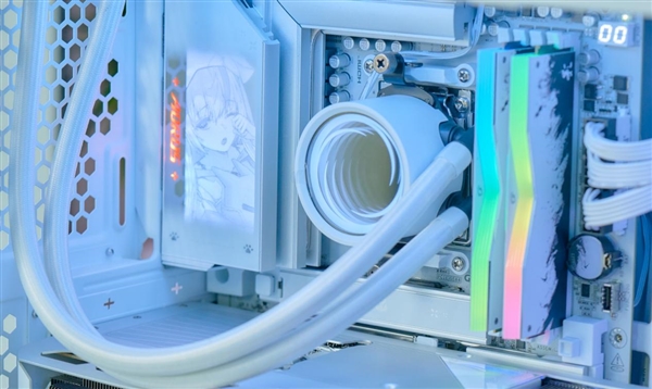 融入雕妹二次元设计!技嘉B850 AORUS ELITE-P ICE主板图赏
