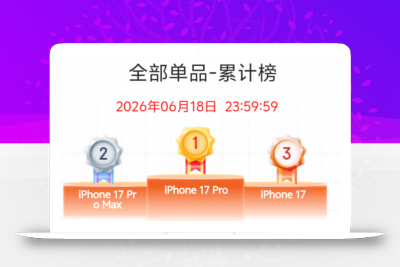 618 手机销量榜彻底反转：苹果霸榜、千元机杀疯，等等党今年全亏了