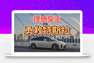 特斯拉起火，理想大哥救下女司机！